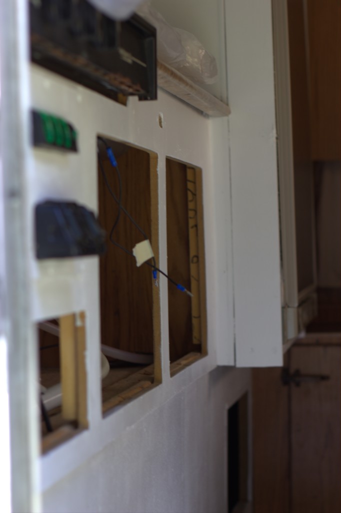 Painting the kitchen area