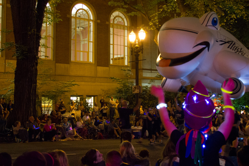 The rose festival parade