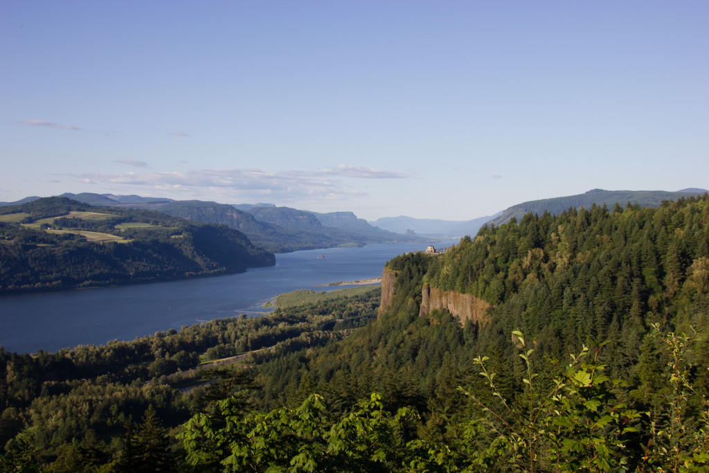 The Columbia River gorge