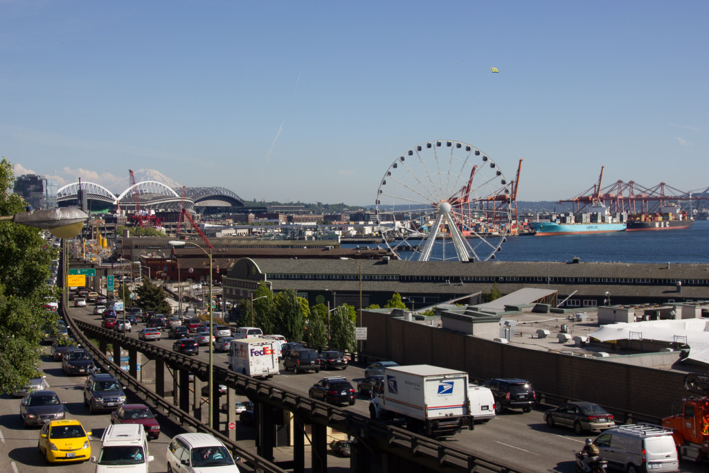 The view from the Pike Market